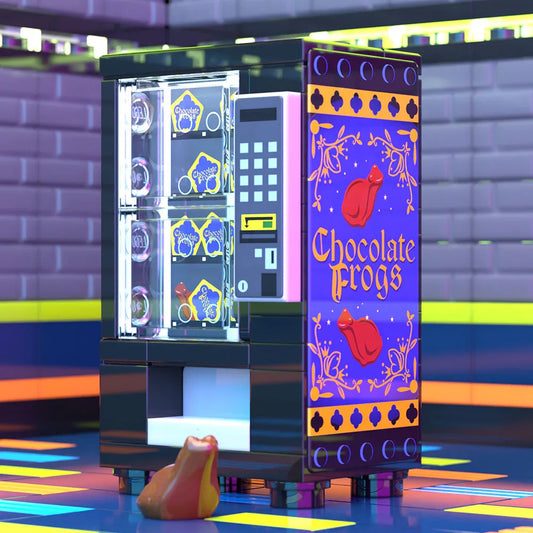 Chocolate Frogs Vending Machine Building Set made using LEGO parts - ToylandEU
