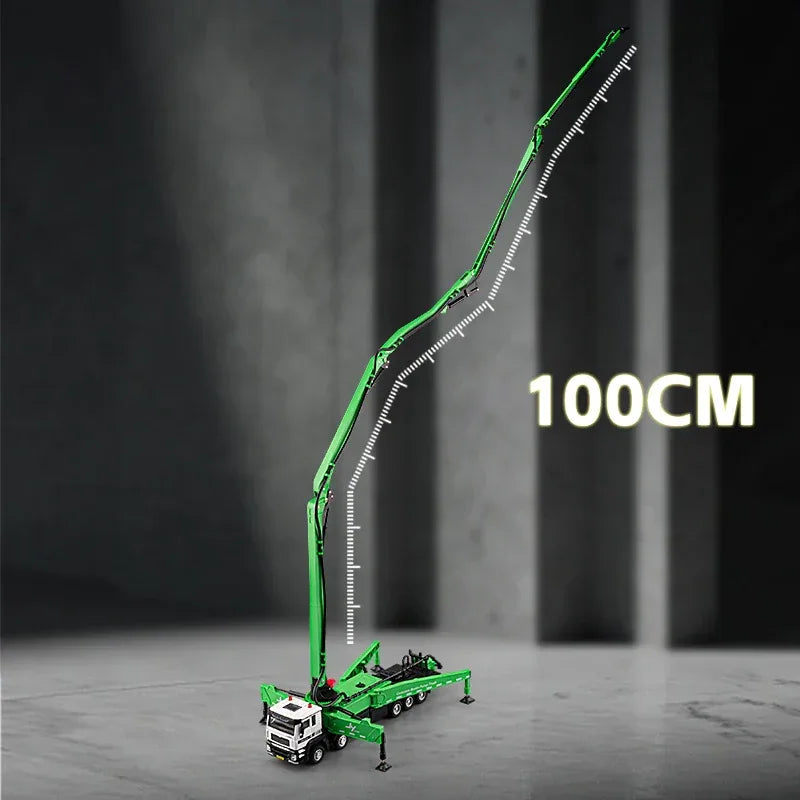 Choice Concrete Pump Truck Diecast Model With Sound And Light For Collectors - ToylandEU