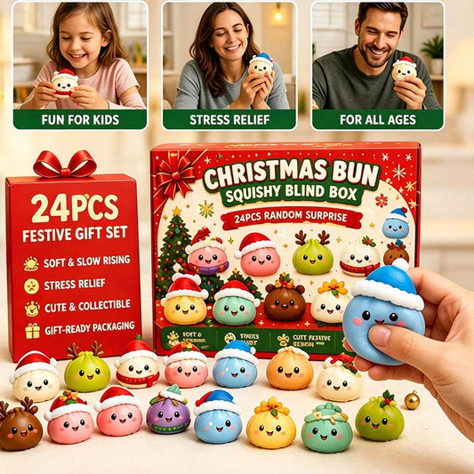 Christmas Advent Calendar | 24 Slow Rebound Squishies | Toylandeu™