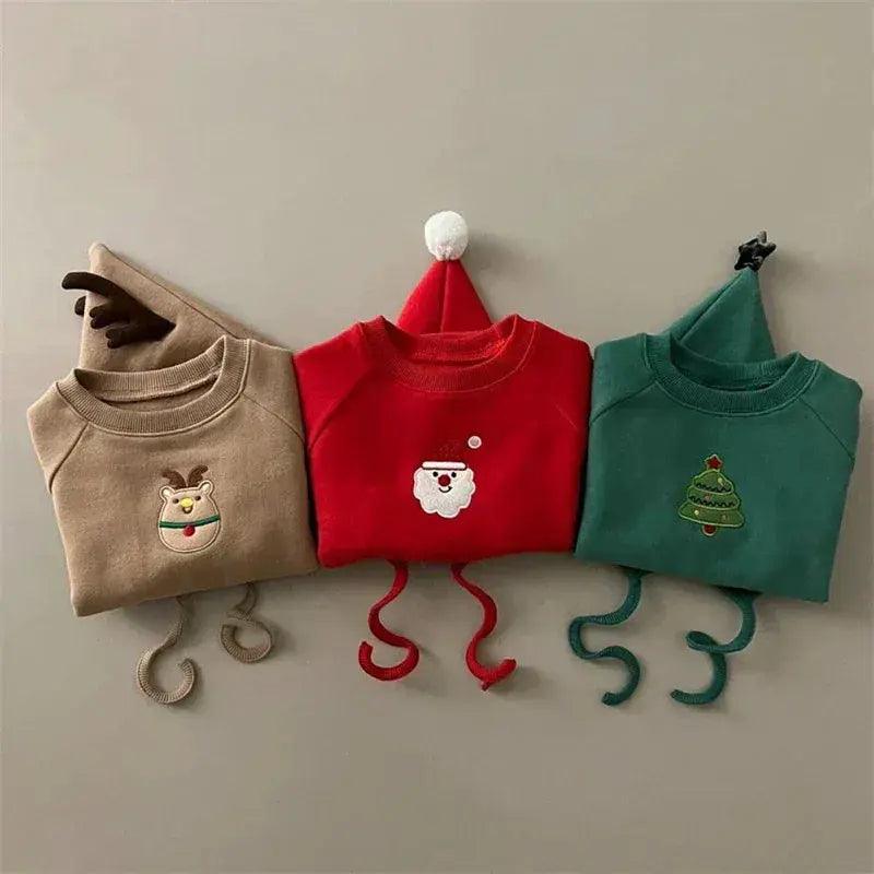 Christmas Baby Romper Set Santa Rudolph Theme With Hat -  ToylandEU™
