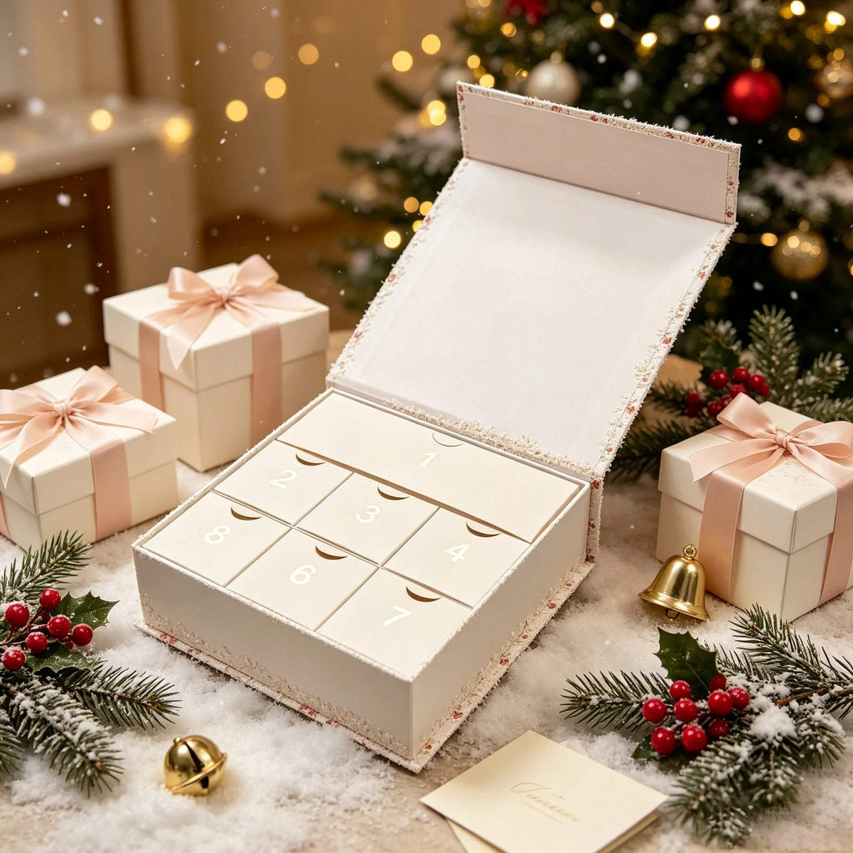 Christmas Countdown Kit | Pink 7-Day DIY Decor | Toylandeu™