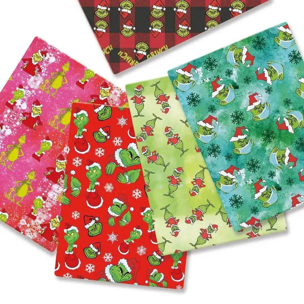  Christmas Fabric 140x50CM Cartoon Cotton Patchwork Tissue -  ToylandEU™