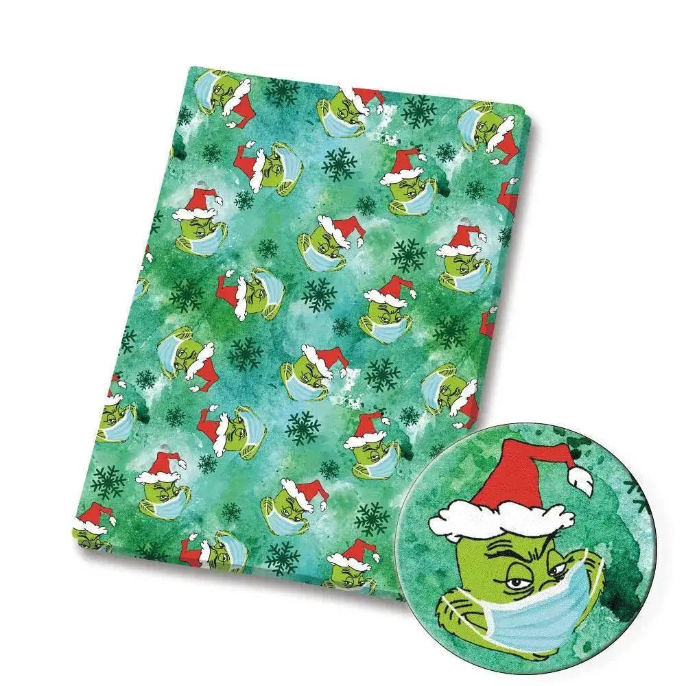  Christmas Fabric 140x50CM Cartoon Cotton Patchwork Tissue -  ToylandEU™
