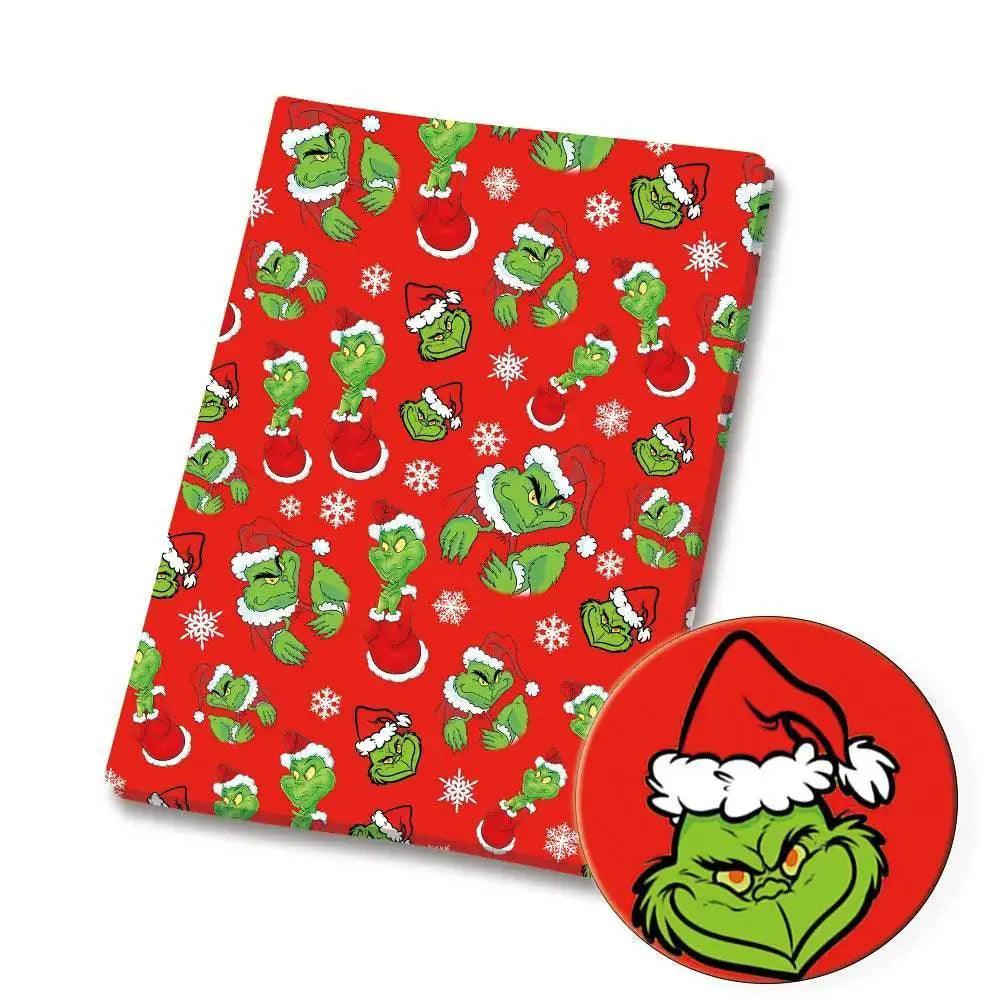  Christmas Fabric 140x50CM Cartoon Cotton Patchwork Tissue -  ToylandEU™