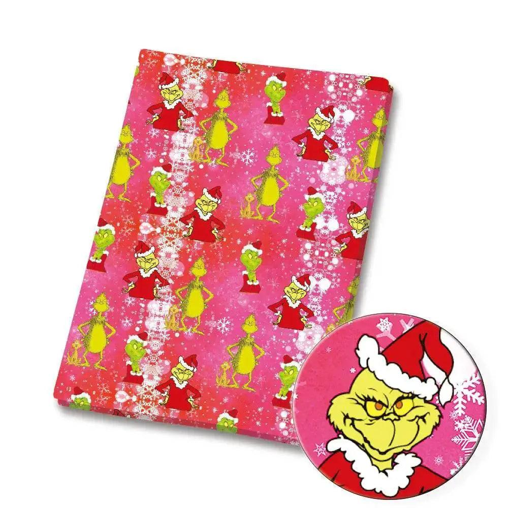  Christmas Fabric 140x50CM Cartoon Cotton Patchwork Tissue -  ToylandEU™