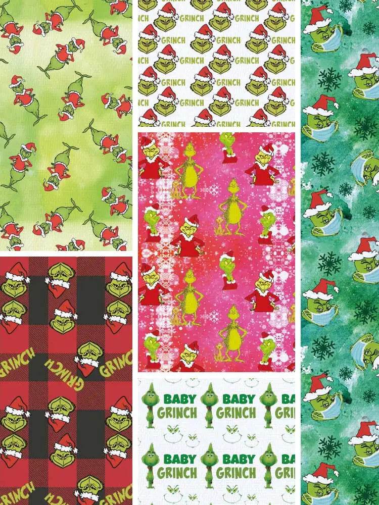 Christmas Fabric 140x50CM Cartoon Cotton Patchwork Tissue - ToylandEU