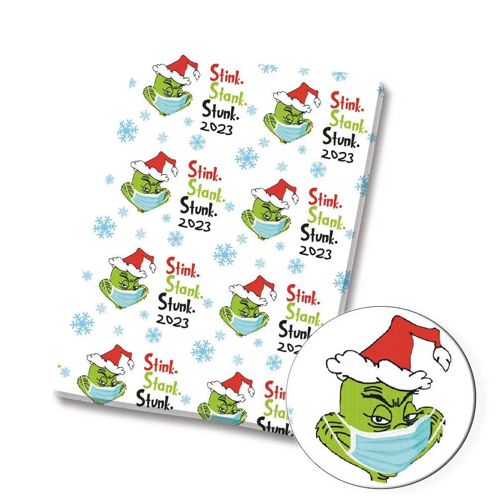 Christmas Fabric 140x50CM Cartoon Cotton Patchwork Tissue - ToylandEU