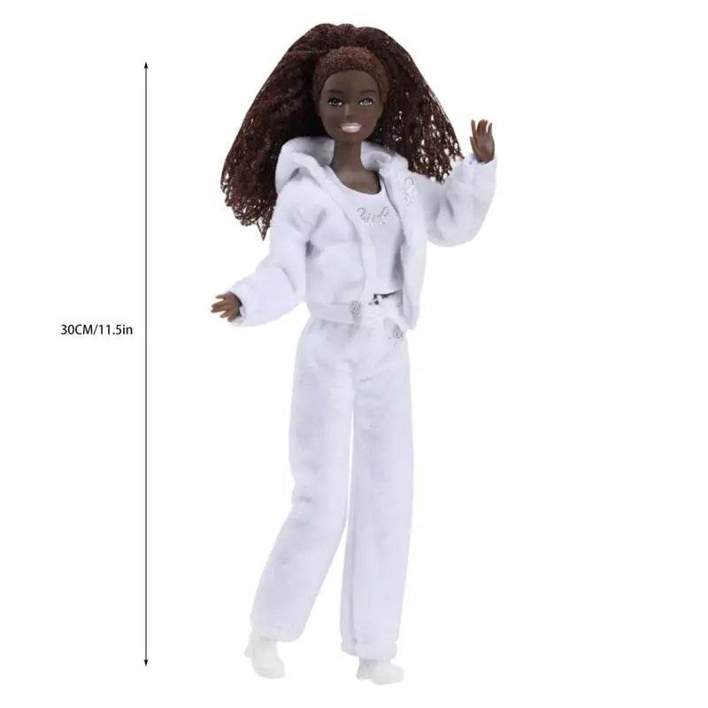 Christmas Family Set with Baby Girl and Black Dolls 5.5 and 11.5 Inch Kids Toys - ToylandEU