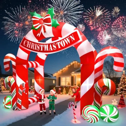 Christmas Inflatable Arch | 13 Ft Height | Toylandeu™