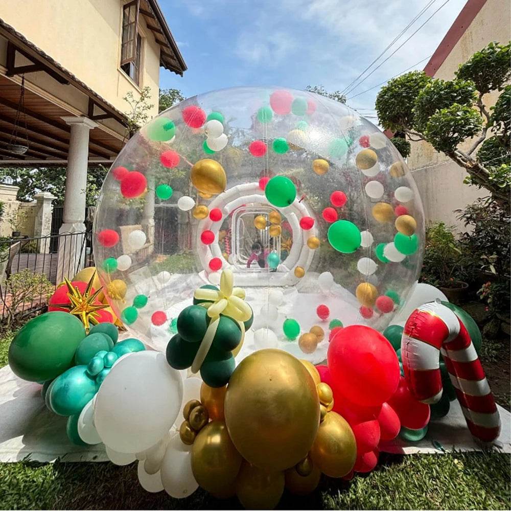 Christmas Inflatable Balloons Bubble House Outdoor 10FT PVC - ToylandEU