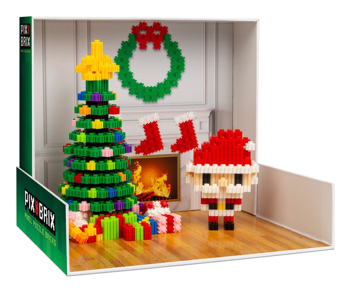 Christmas Pixel Diorama | Foldable DIY Kit | Toylandeu™
