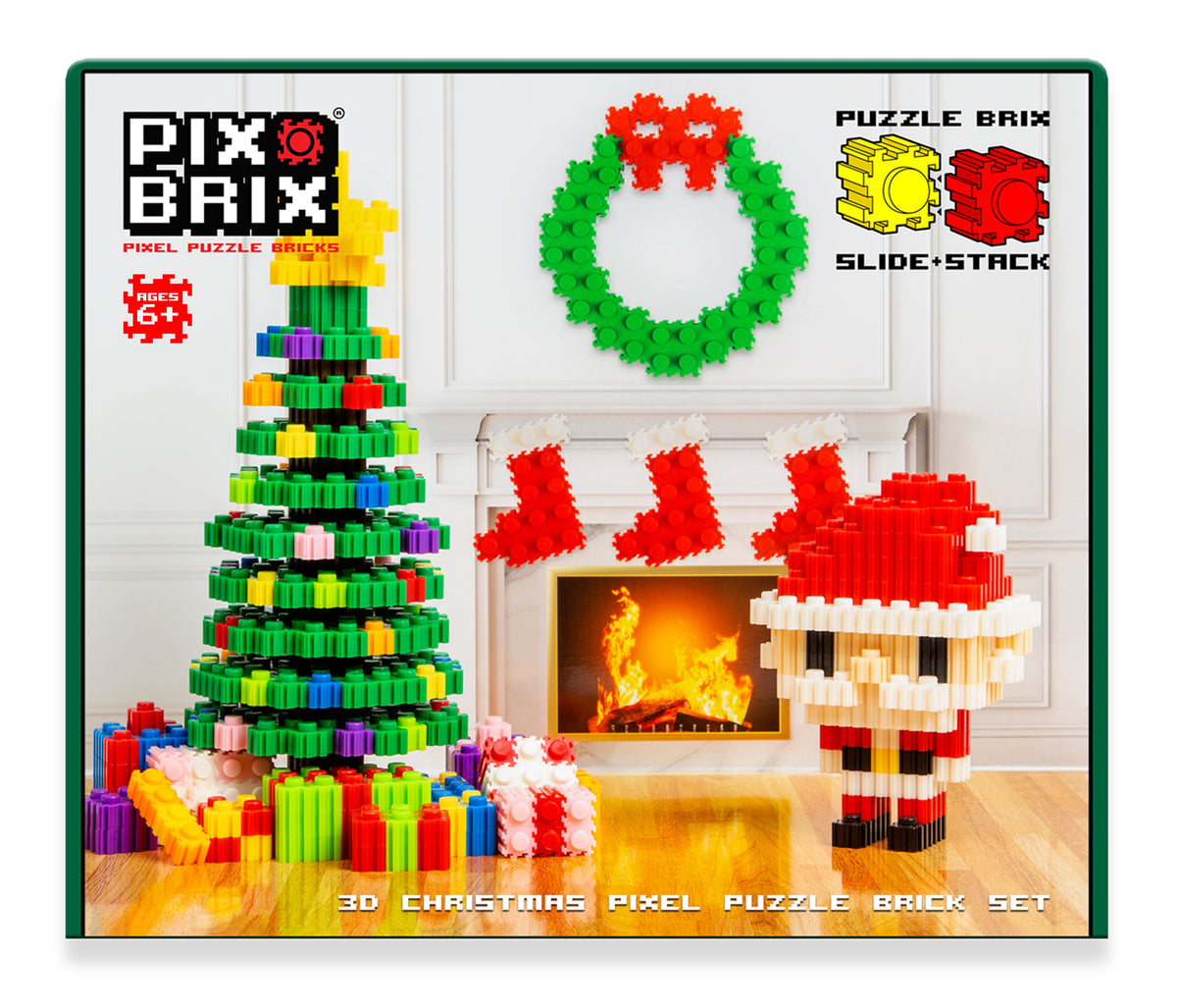 Christmas Pixel Diorama | Foldable DIY Kit | Toylandeu™