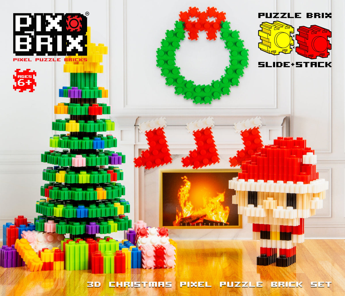 Christmas Pixel Diorama | Foldable DIY Kit | Toylandeu™