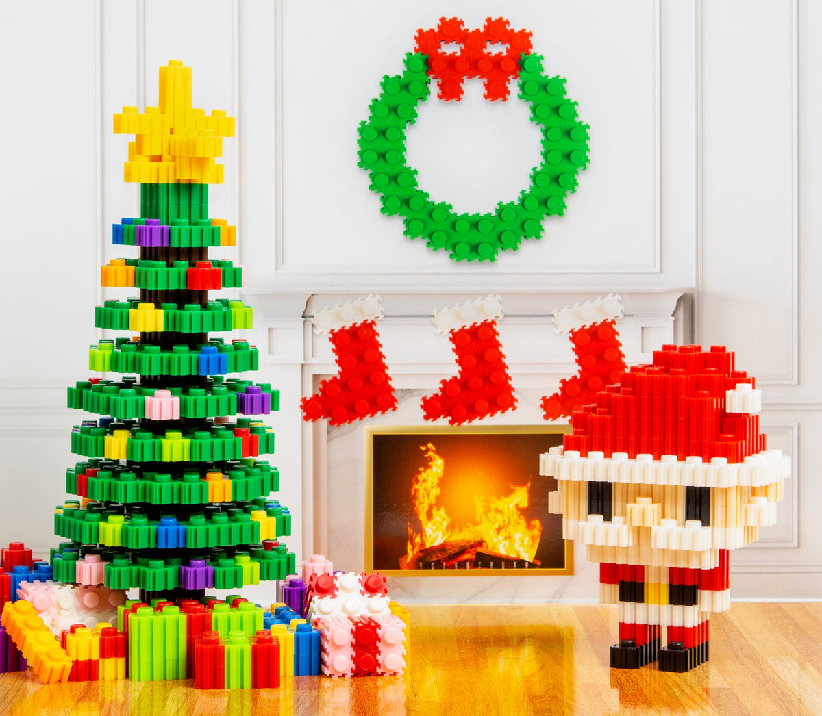 Christmas Pixel Diorama | Foldable DIY Kit | Toylandeu™