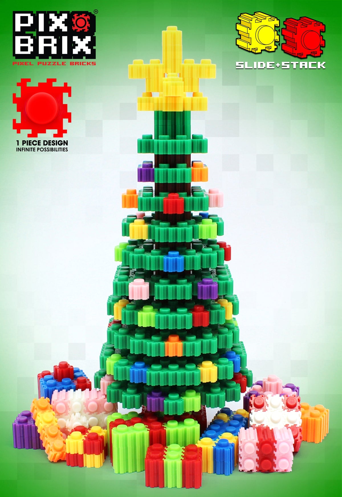 Christmas Pixel Diorama | Foldable DIY Kit | Toylandeu™
