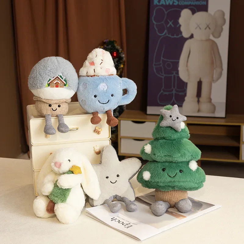 Christmas Plush Snow Globe Ornament for Festive Decor - ToylandEU