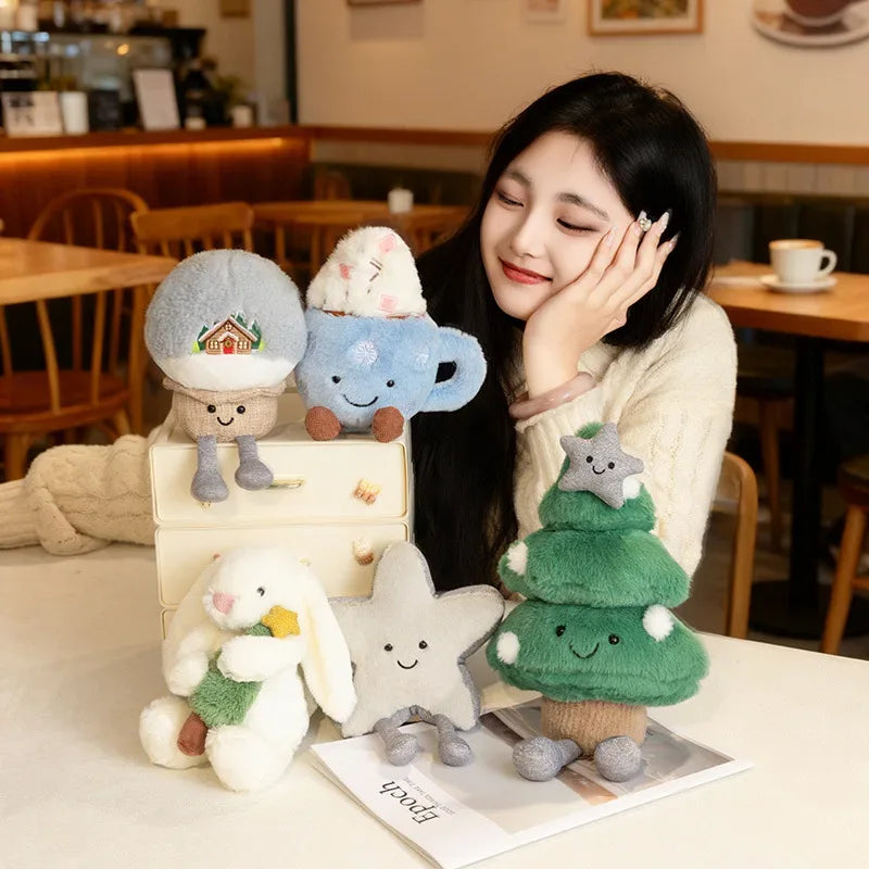 Christmas Plush Snow Globe Ornament for Festive Decor - ToylandEU