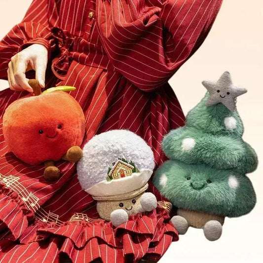  Christmas Plush Toy Set New Soft Apple Doll For Kids -  ToylandEU™