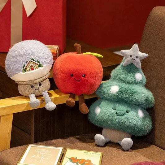  Christmas Plush Toy Set New Soft Apple Doll For Kids -  ToylandEU™