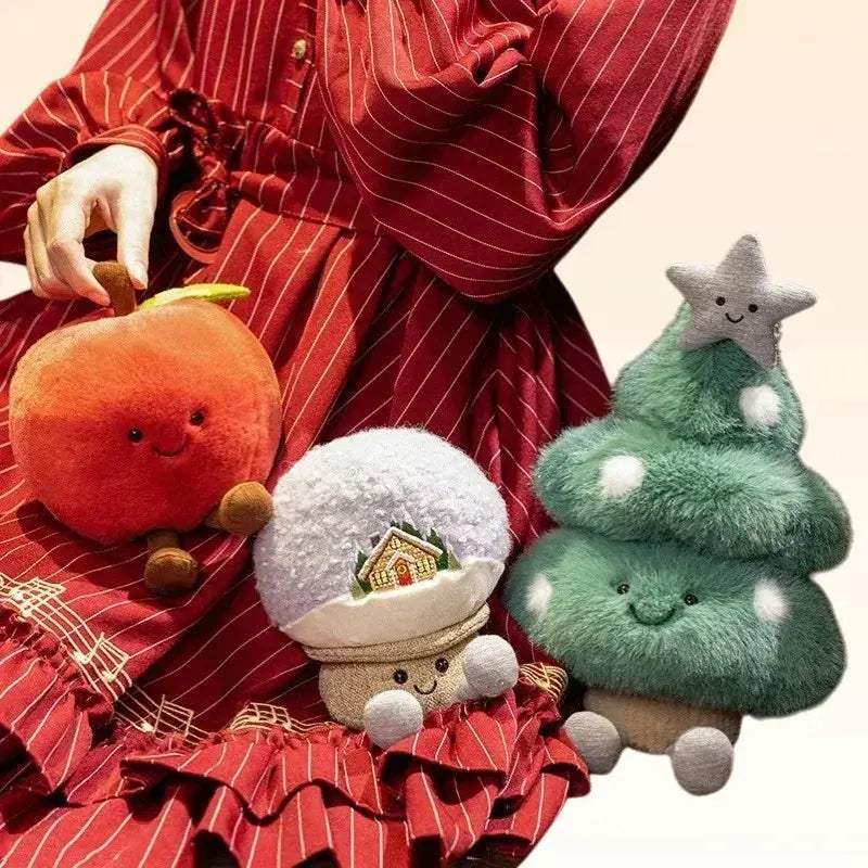  Christmas Plush Toy Set New Soft Apple Doll For Kids -  ToylandEU™