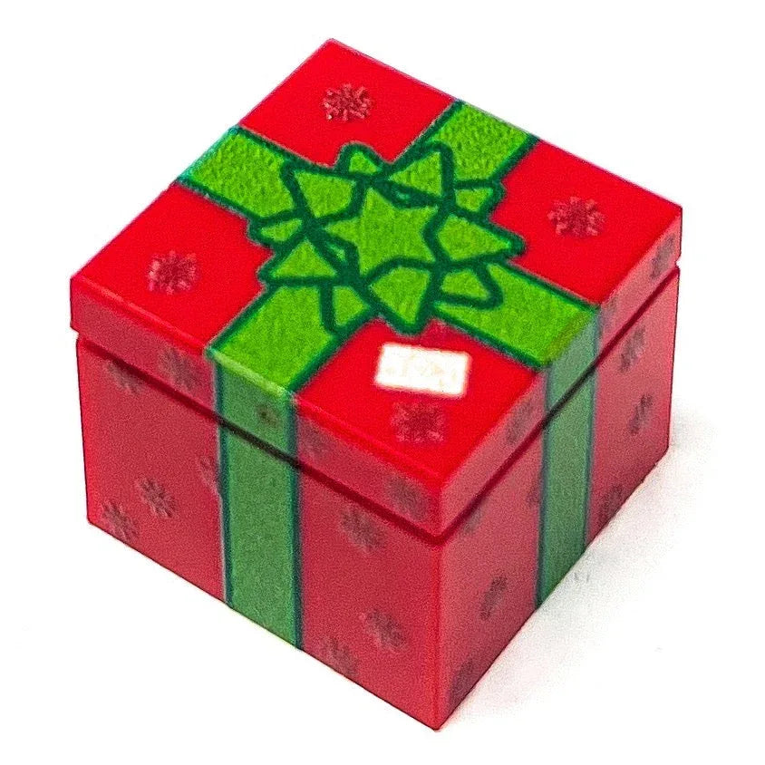 Christmas Present (Red) 2x2 Tile / Brick - ToylandEU