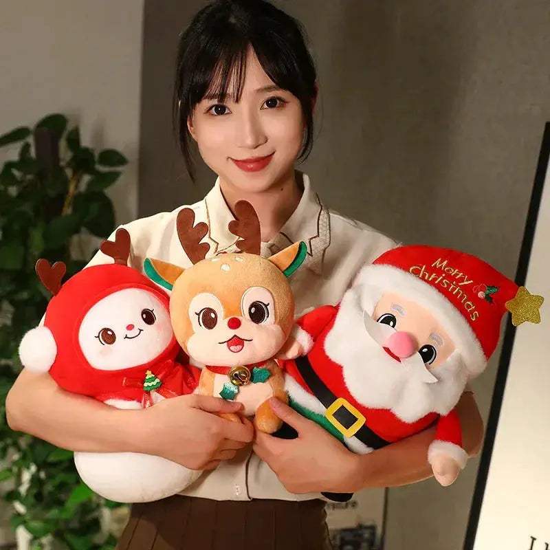 Christmas Reindeer Plush Toy For Soft Cozy Home Decor Gift - ToylandEU