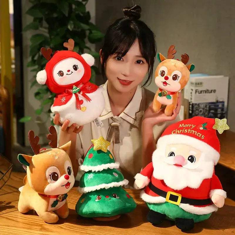 Christmas Reindeer Plush Toy For Soft Cozy Home Decor Gift - ToylandEU