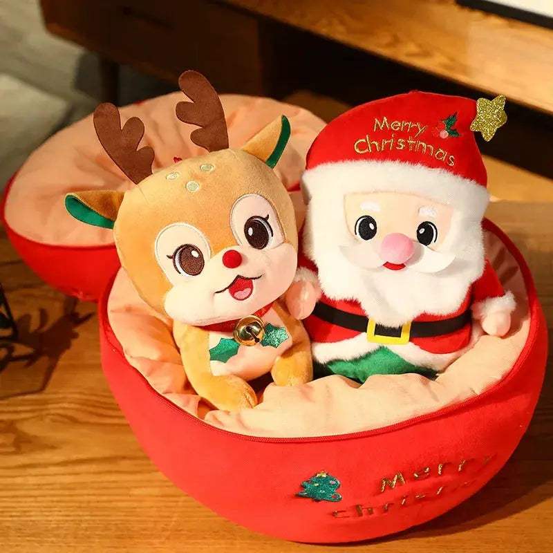 Christmas Reindeer Plush Toy For Soft Cozy Home Decor Gift - ToylandEU