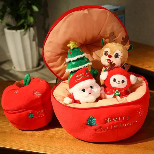 Christmas Reindeer Plush Toy Premium Soft PP Cotton Gift -  ToylandEU™