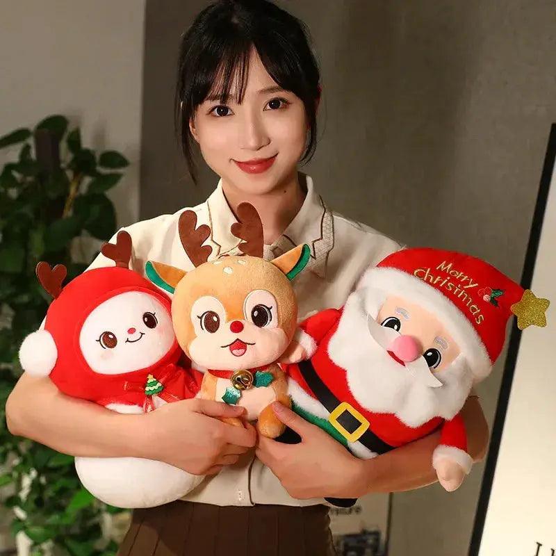  Christmas Reindeer Plush Toy Premium Soft PP Cotton Gift -  ToylandEU™