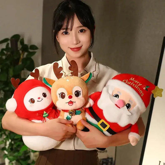  Christmas Reindeer Plush Toy Premium Soft PP Cotton Gift -  ToylandEU™