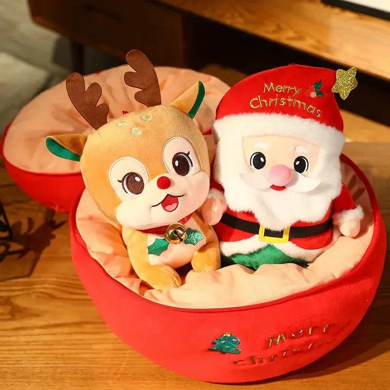  Christmas Reindeer Plush Toy Premium Soft PP Cotton Gift -  ToylandEU™