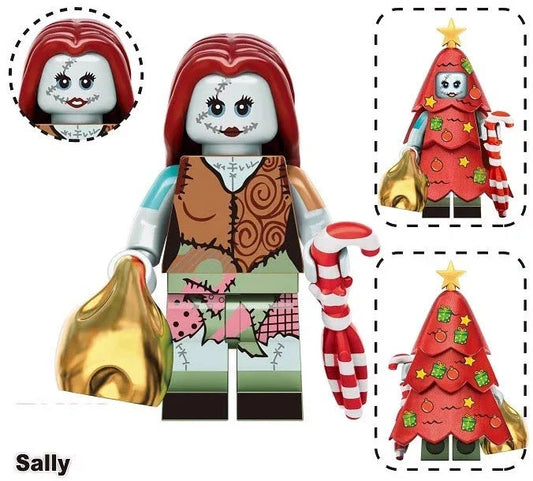 Christmas Sally Custom Minifigure – Holiday Magic from Nightmare Before Christmas! - ToylandEU