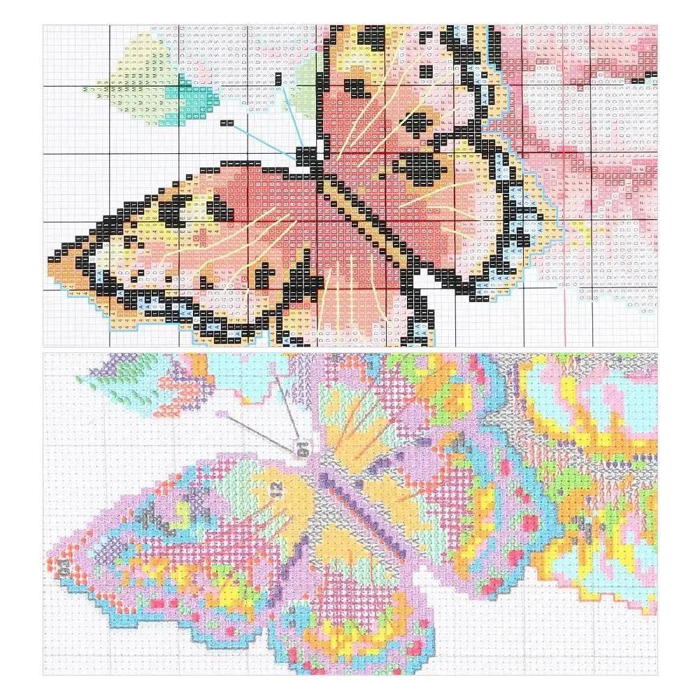  Christmas Themed DIY Cross Stitch Partial Embroidery Kit for Stamped Stocking Decoration -  ToylandEU™