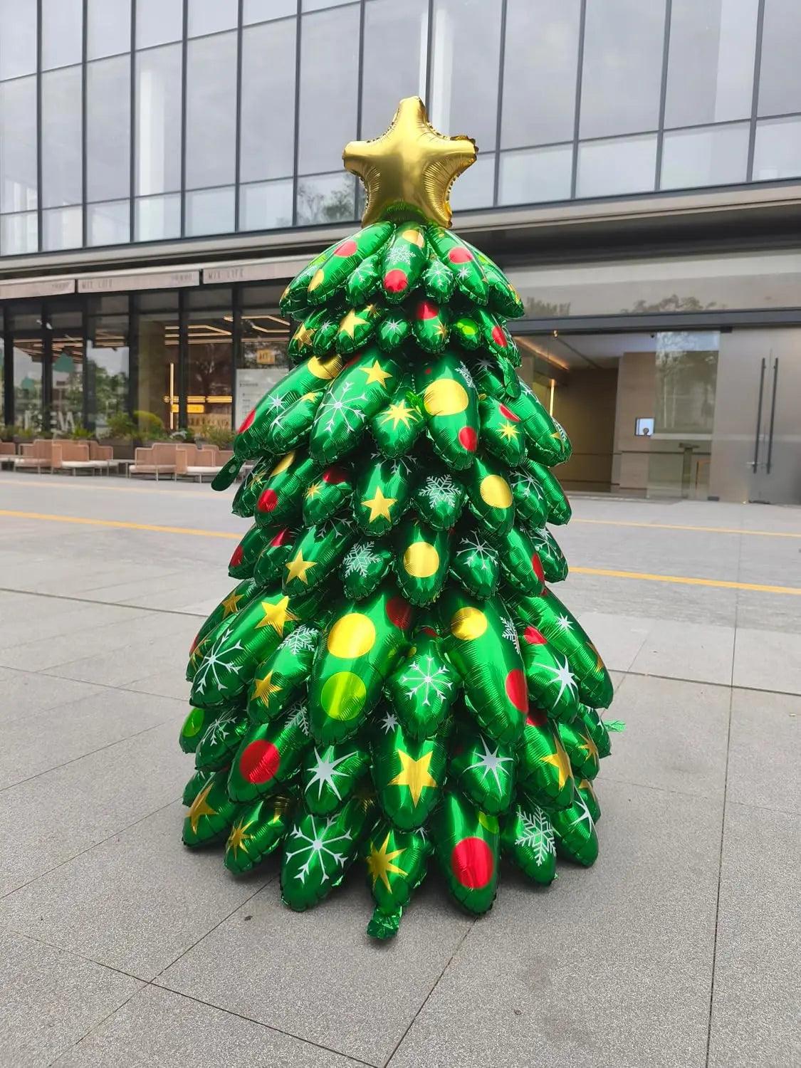 Christmas Tree Balloon | 51-Inch Self Standing | Toylandeu™