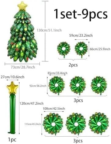 Christmas Tree Balloon | 51-Inch Self Standing | Toylandeu™