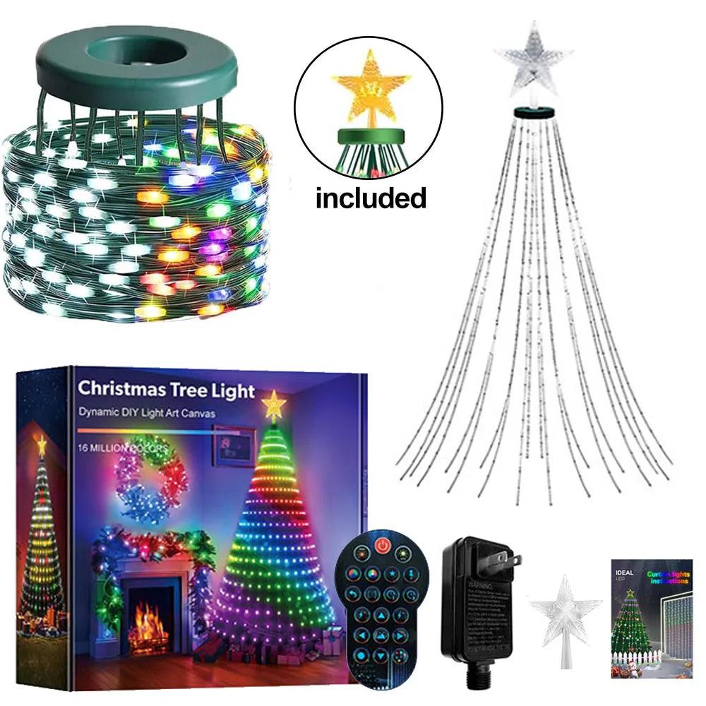 Christmas Tree Lights | 400 LED RGBIC | Toylandeu™