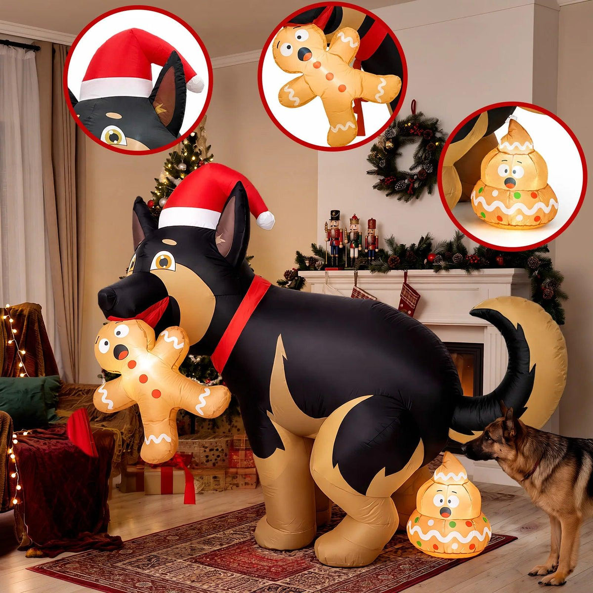 Christmas Yard Decor | 5ft Tall | Toylandeu™
