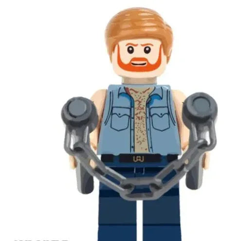Chuck Norris Lego Compatible Figure ABS Plastic Standard Figure For Brick Systems - ToylandEU