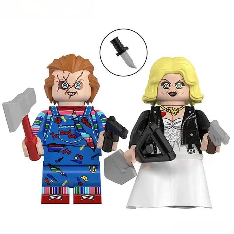  Lego Compatible Minifigures Chucky Tiffany Horror -  ToylandEU™