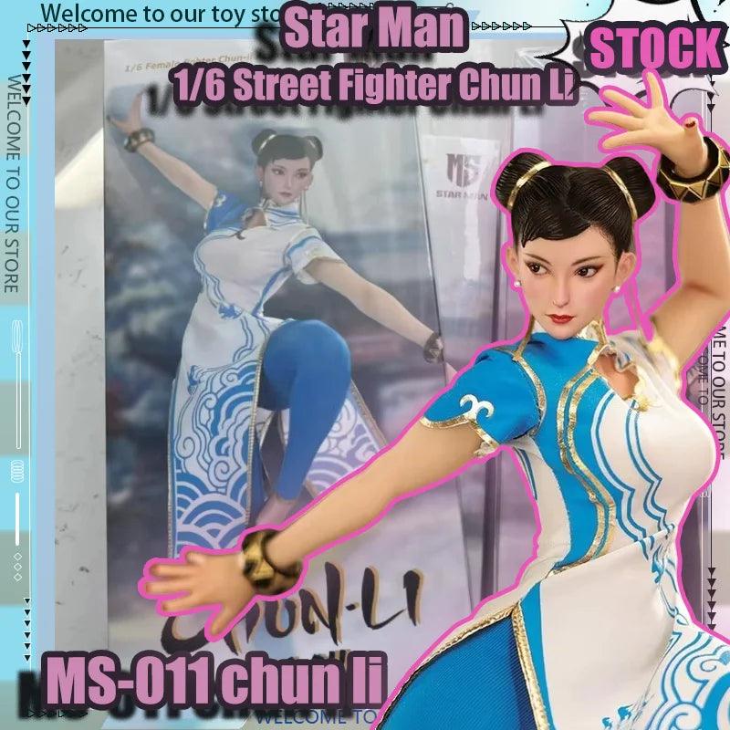  Chun Li Action Figure | 1/6 Blue Cheongsam | Toylandeu™ 