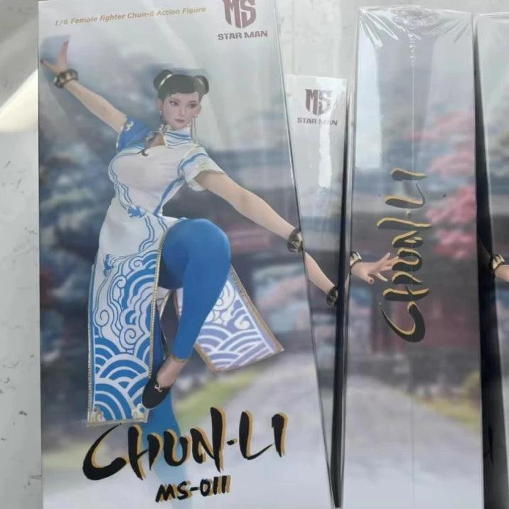  Chun Li Action Figure | 1/6 Blue Cheongsam | Toylandeu™ 