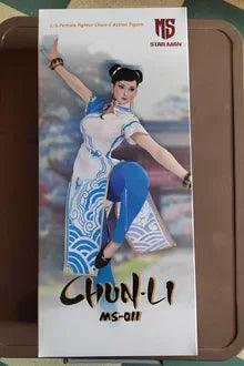  Chun Li Action Figure | 1/6 Blue Cheongsam | Toylandeu™ 