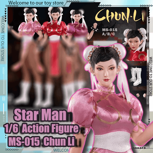  Chun Li Action Figure | MS-015 Pink | Toylandeu™ 