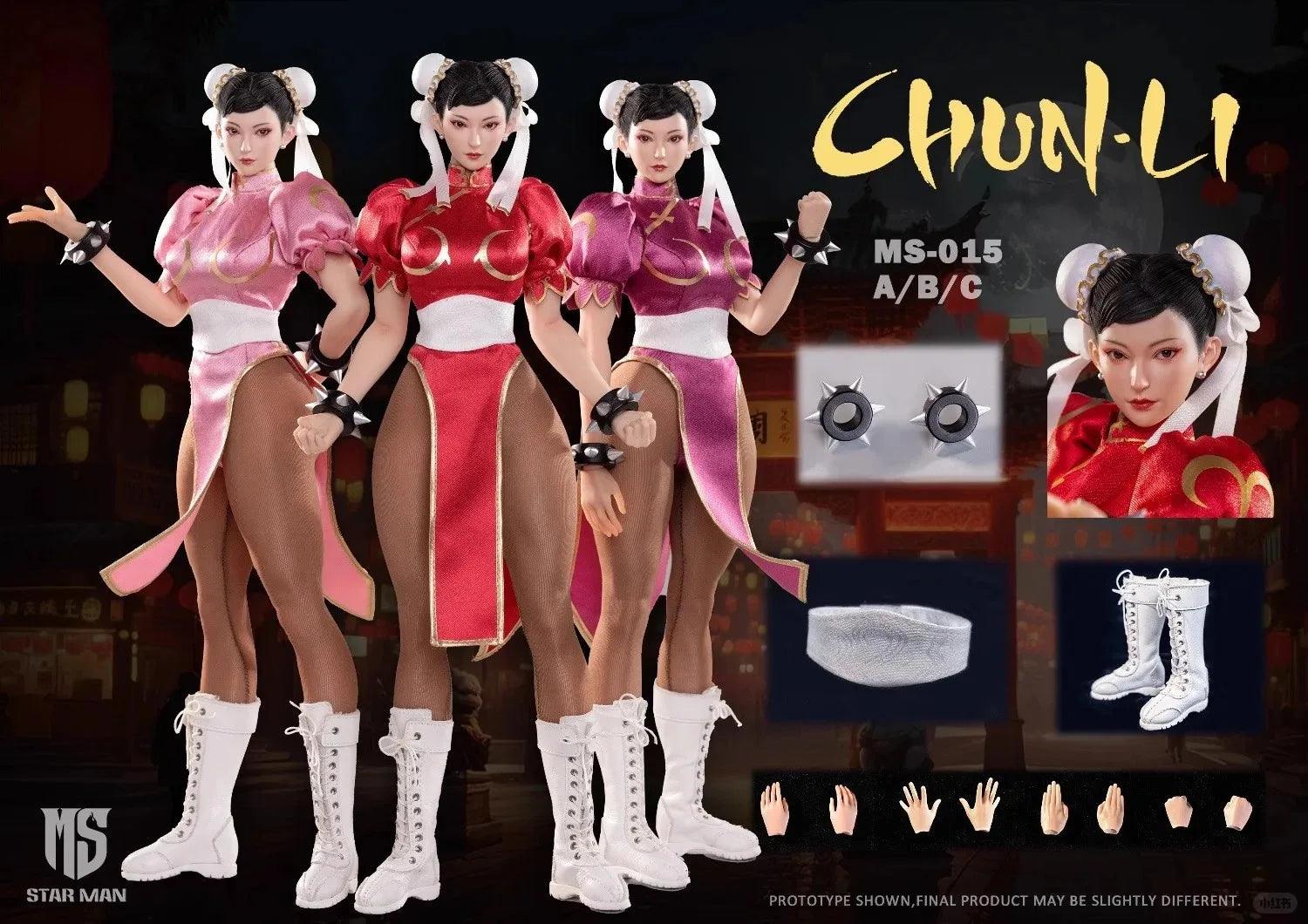  Chun Li Action Figure | MS-015 Pink | Toylandeu™ 