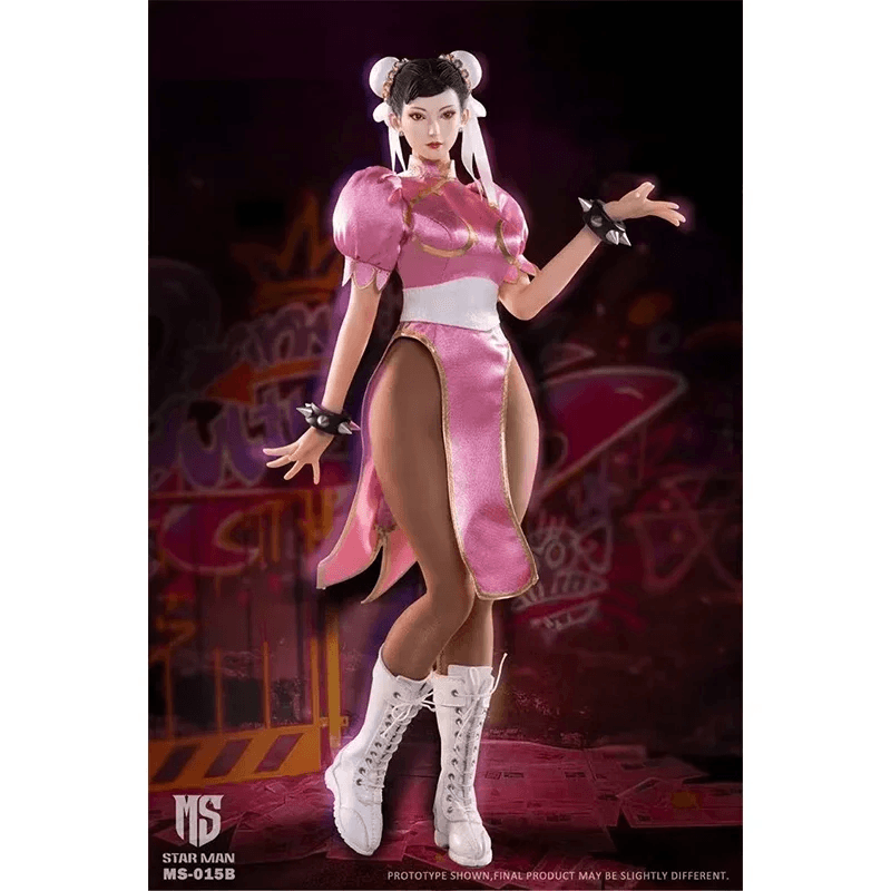  Chun Li Action Figure | MS-015 Pink | Toylandeu™ 