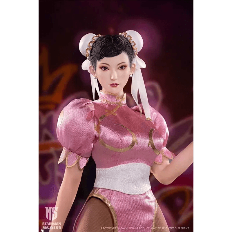  Chun Li Action Figure | MS-015 Pink | Toylandeu™ 