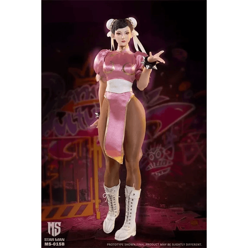  Chun Li Action Figure | MS-015 Pink | Toylandeu™ 