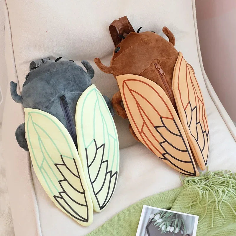 Cicada Plush Backpack Soft Cartoon Insect Toy for Kids - ToylandEU