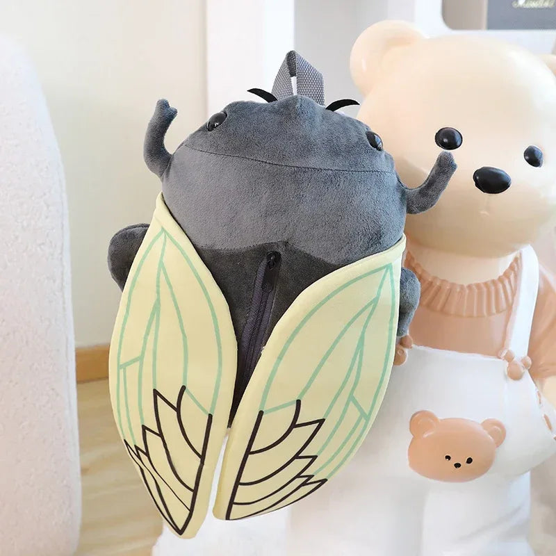 Cicada Plush Backpack Soft Cartoon Insect Toy for Kids - ToylandEU